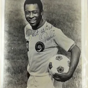 Pele Signed Photo