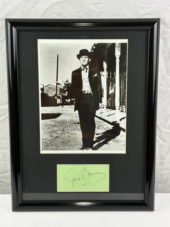 Signed Gene Barry Photo