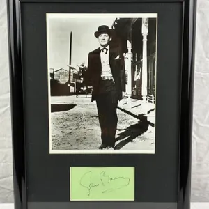 Signed Gene Barry Photo