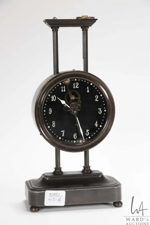Antique silent possible "Kee-Less Watson" gravity clock, circa 1925, working at time of cataloguing