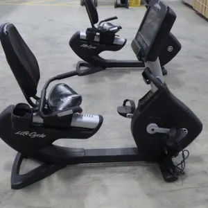 Life Fitness 95RS Recumbent Exercise bike***NOT TESTED, will require 2-3 people to move & load*** Li