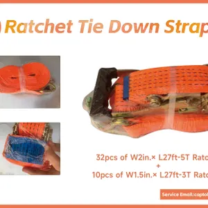 Unused 2026 Captok CK003 Ratchet Straps