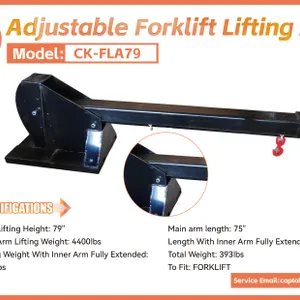 Unused 2026 Captok CK-FLA79 Adjustable Forklift Lifting Arm