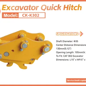 Unused 2026 Captok CK-K302 Excavator Quick Hitch
