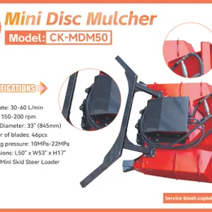 Unused 2026 CAPTOK CK-MDM50 Mini Disc Mulcher