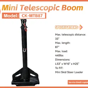 Unused 2026 Captok CK-MTB87 Mini Telescopic Boom