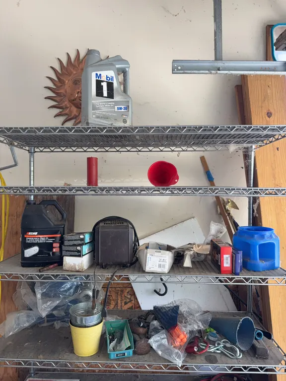 Shelf clean out shelf contents only