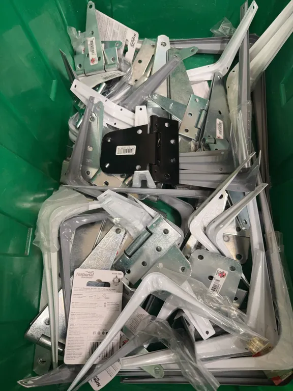 Lot of brackets and hinges