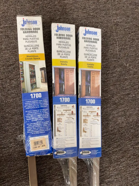 60 inch folding door hardware
