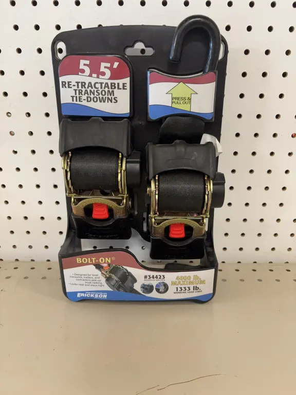 Bolt to ratchet strap 