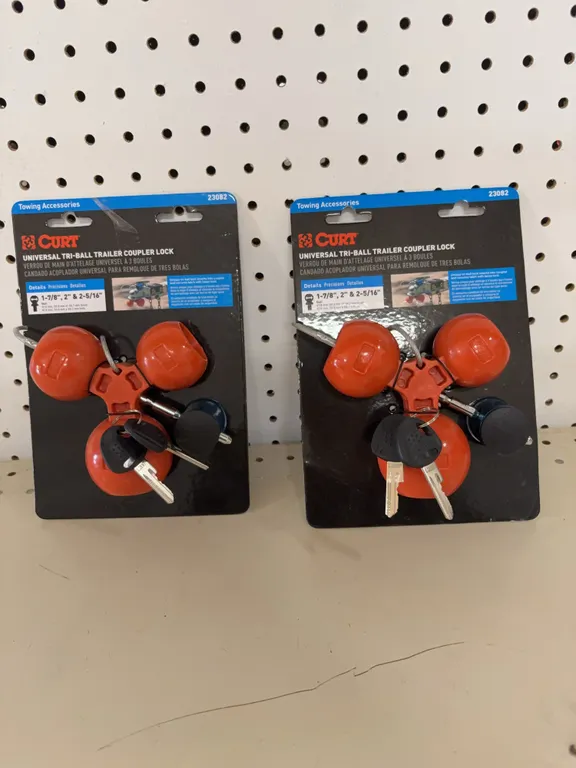universal try ball trailer coupler lock