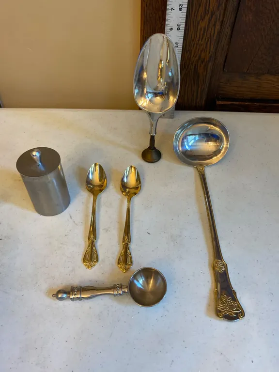 Royal Albert, Farberware, and Oggi Metal Flatware and Accessories