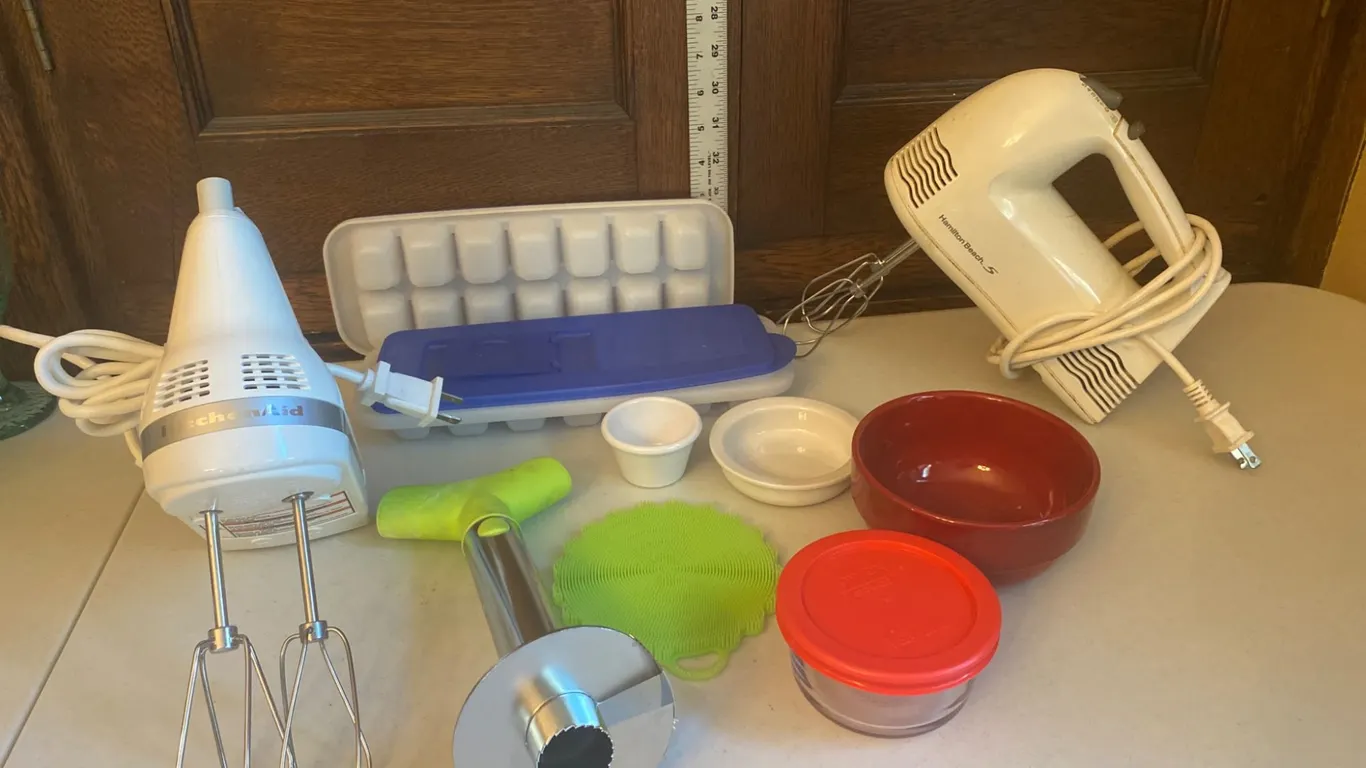 Kitchen Appliances and Accessories, Includes Hand Mixers, Bowls, and More