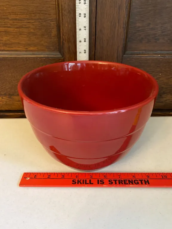 Red Celebrating Home Stoneware Bowl, Stevenson Collection