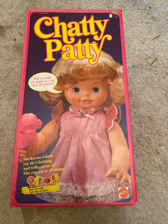 vintage 1983 Mattel Chatty Patty talking doll