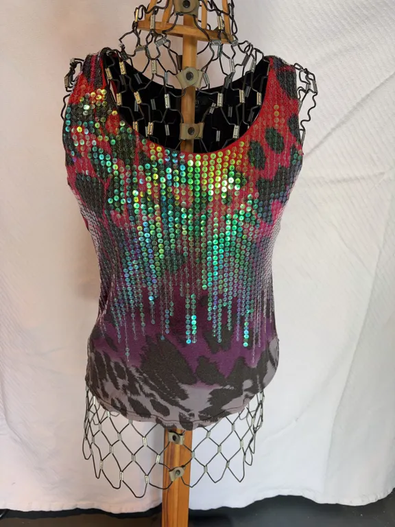 Ladies' Sequined Tank Top
