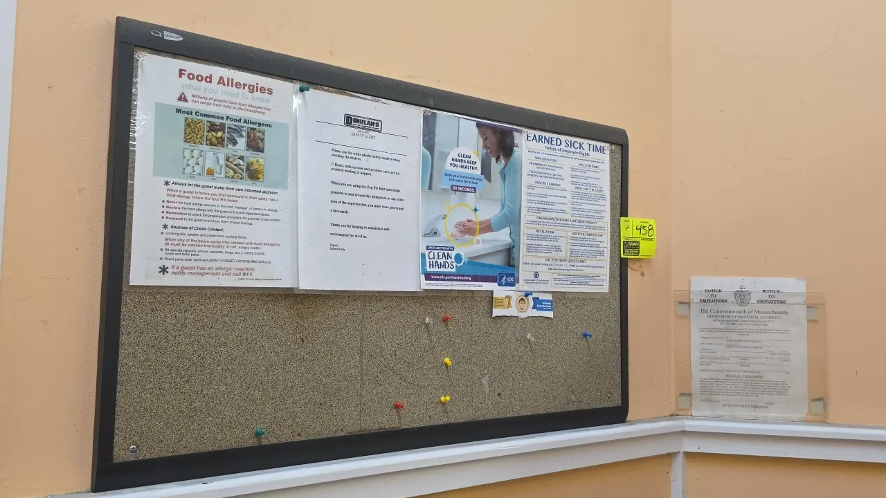 Cork bulletin boards. Includes (1) Quartet board with black frame and (1) board with rounded black frame. Features natural cork tack surfaces. Dimensi