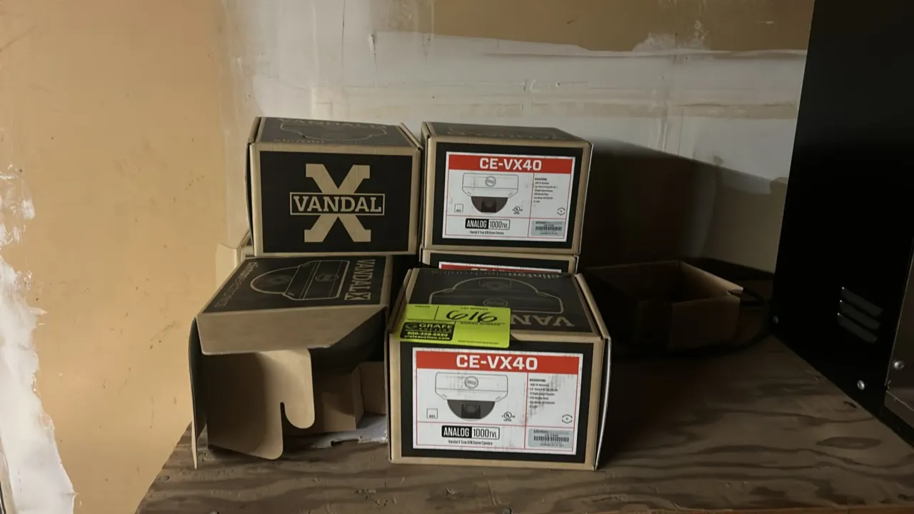 Clinton Electronics CE-VX40 Vandal X analog dome security camera. Features 1000 TVL resolution, 2.8-12mm f/1.4 true day/night lens, S7 digital signal