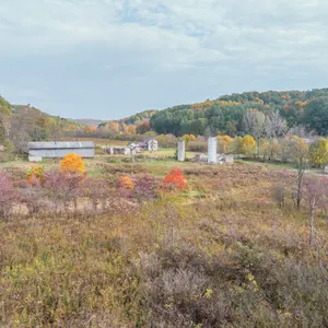 Parcel 2: 7 Acres Partially Wooded w/ Building Site & Outbuildings