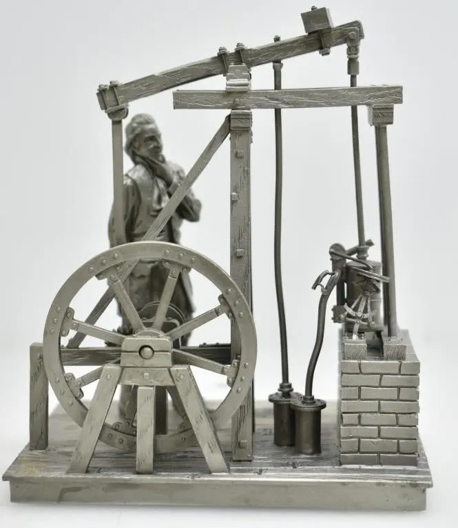 JAMES WATTS PEWTER FIGURINE