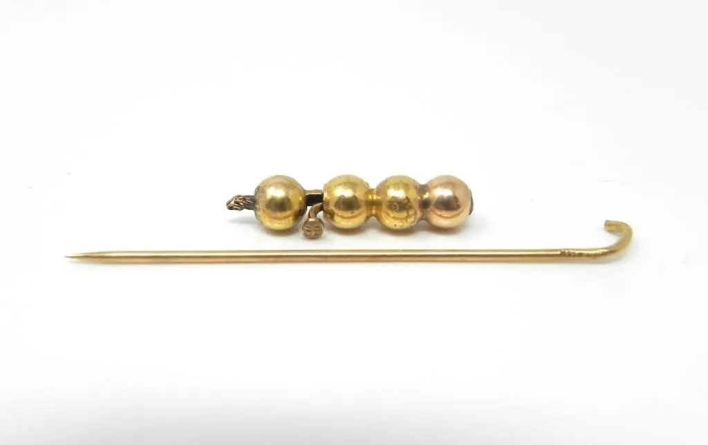 14KT GOLD LOOSE CLOSURE AND PIN 2g