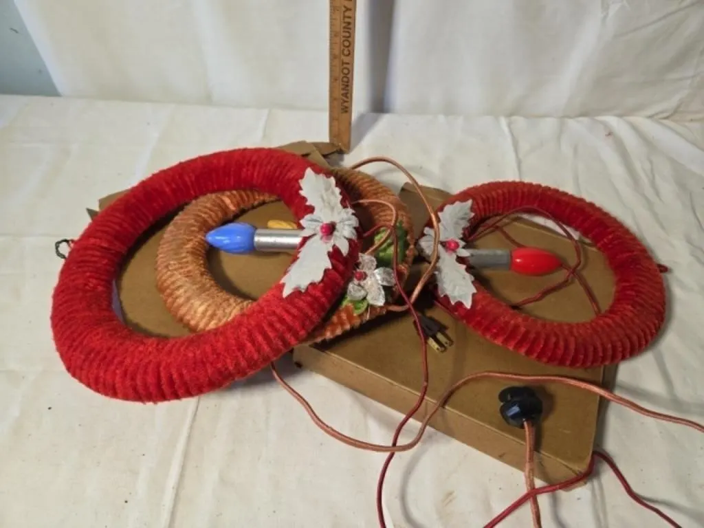 Vintage Chenille Wreaths