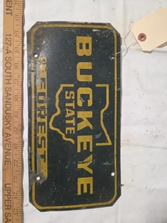 License Plate Topper "Buckeye State Forest"