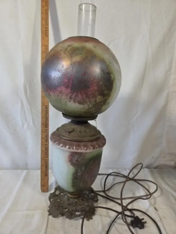 Electrified Hurricane Lamp