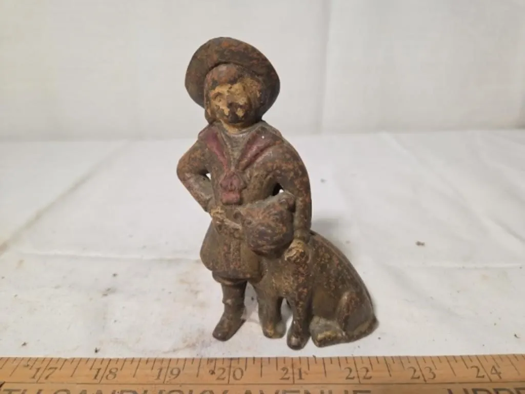 Cast Iron Bank "Buster Brown"