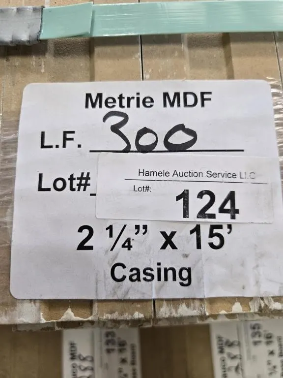 Metrie MDF Casing 2-14"x15' 300LF