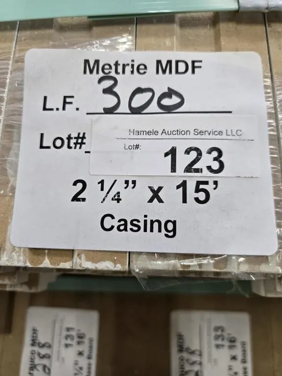 Metrie MDF Casing 2-14"x15' 300LF