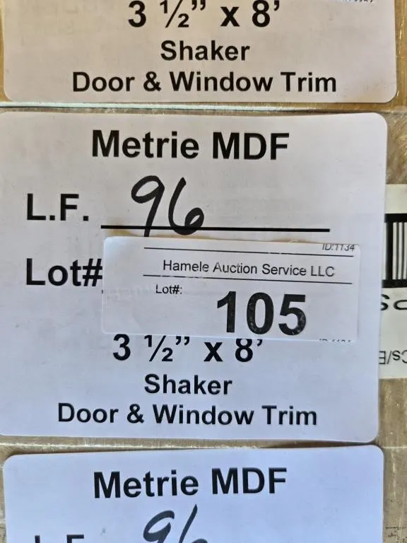 Metrie MDF Shaker door & window trim 96LF