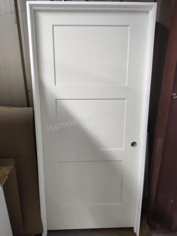 36" 3 Panel interior door LH swing