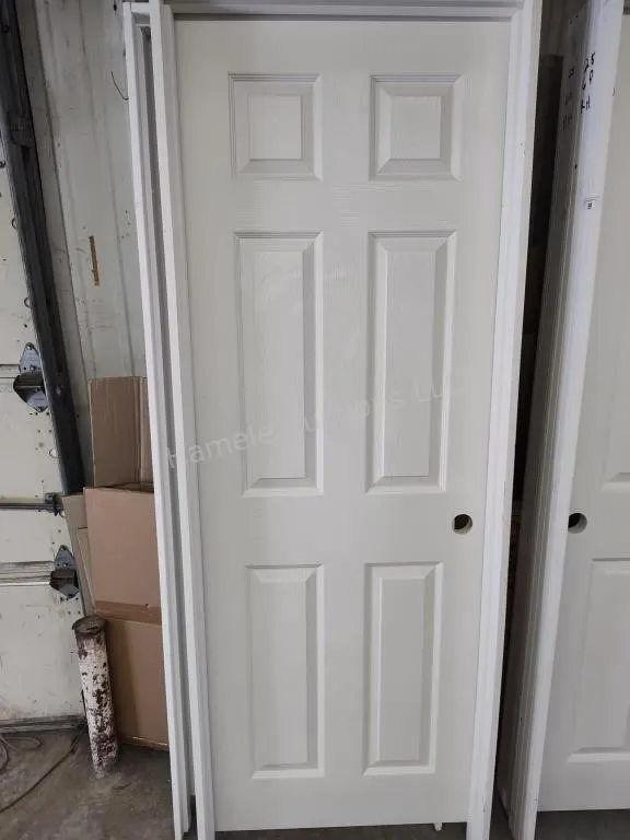 32" 6 panel interior door LH swing