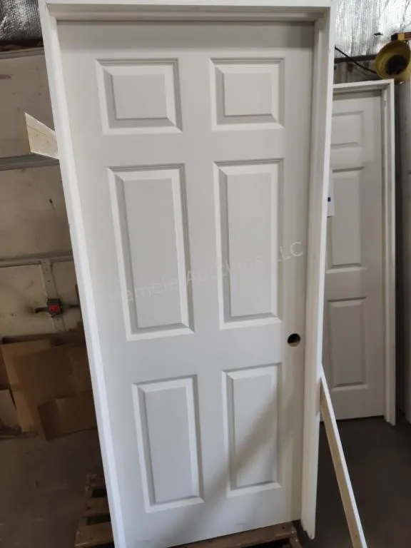 32" 6 panel interior door LH swing