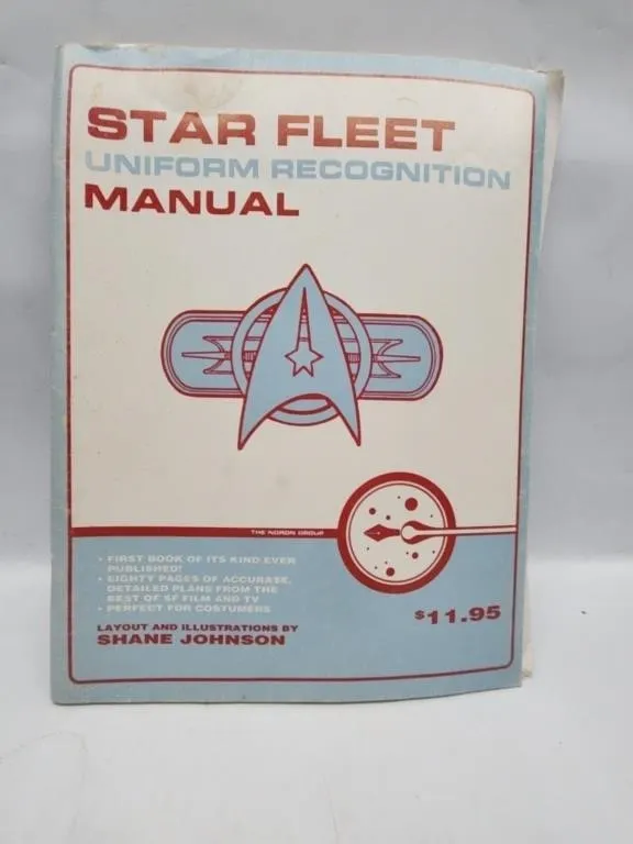 Star Fleet Uniform Recognition Manual Book