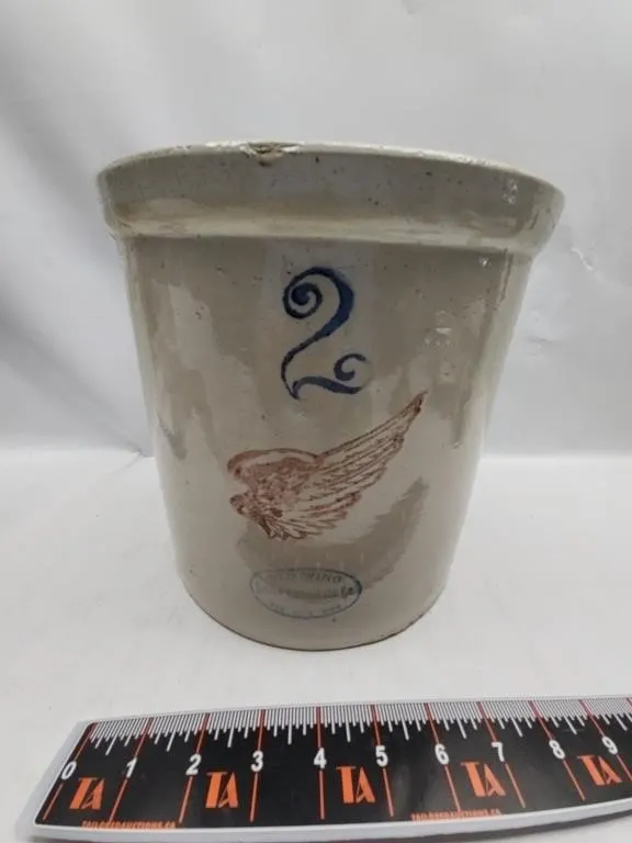 Red Wing No. 2 Stoneware Crock