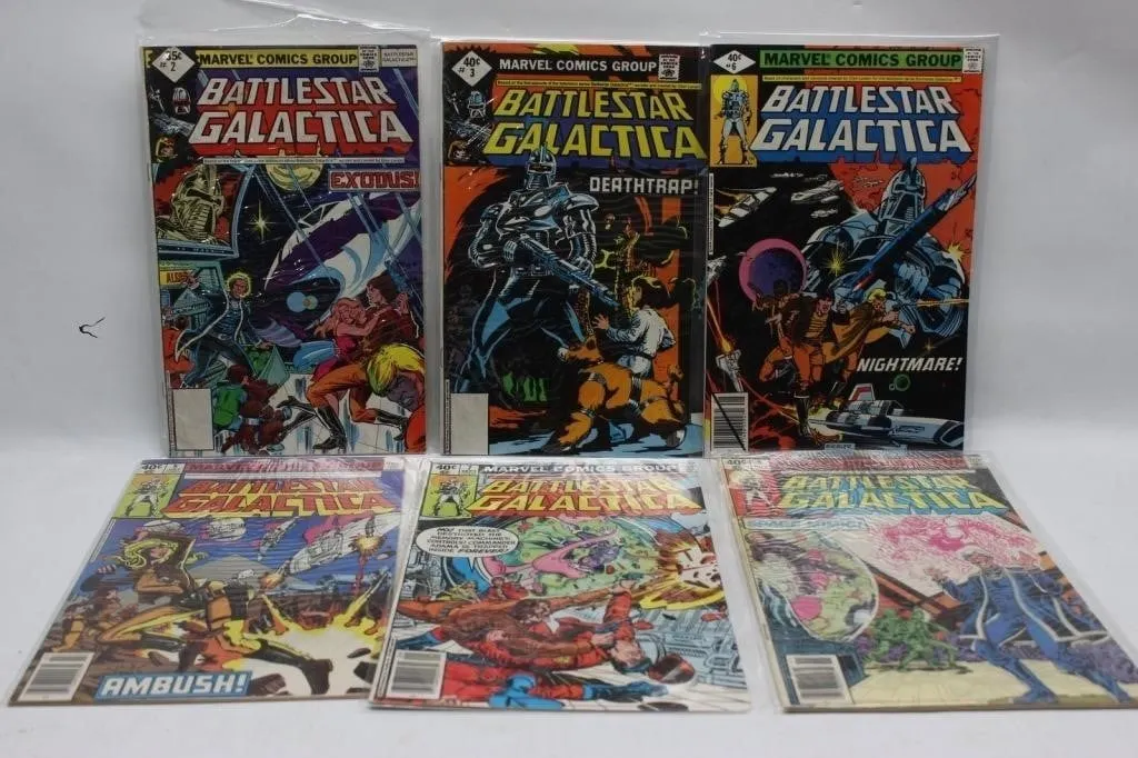Battlestar Galactica Marvel Comics Lot