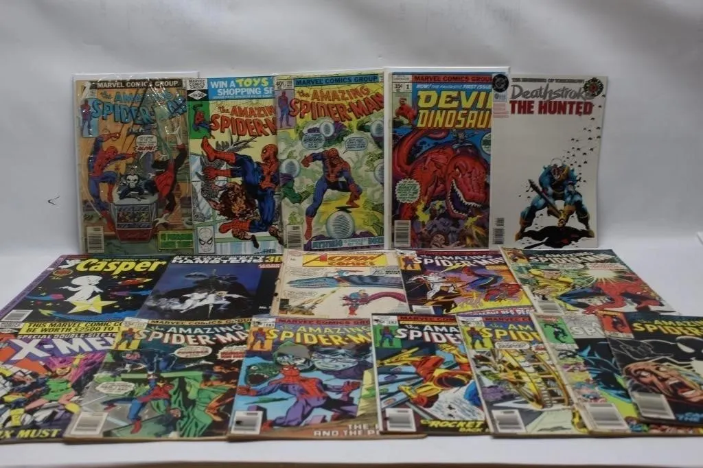 Marvel & DC Comics Lot - Spider-Man, X-Men, Action