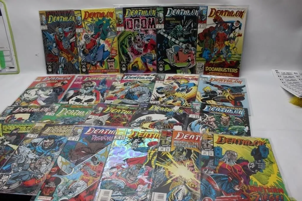 Marvel Deathlok Comic Book Lot