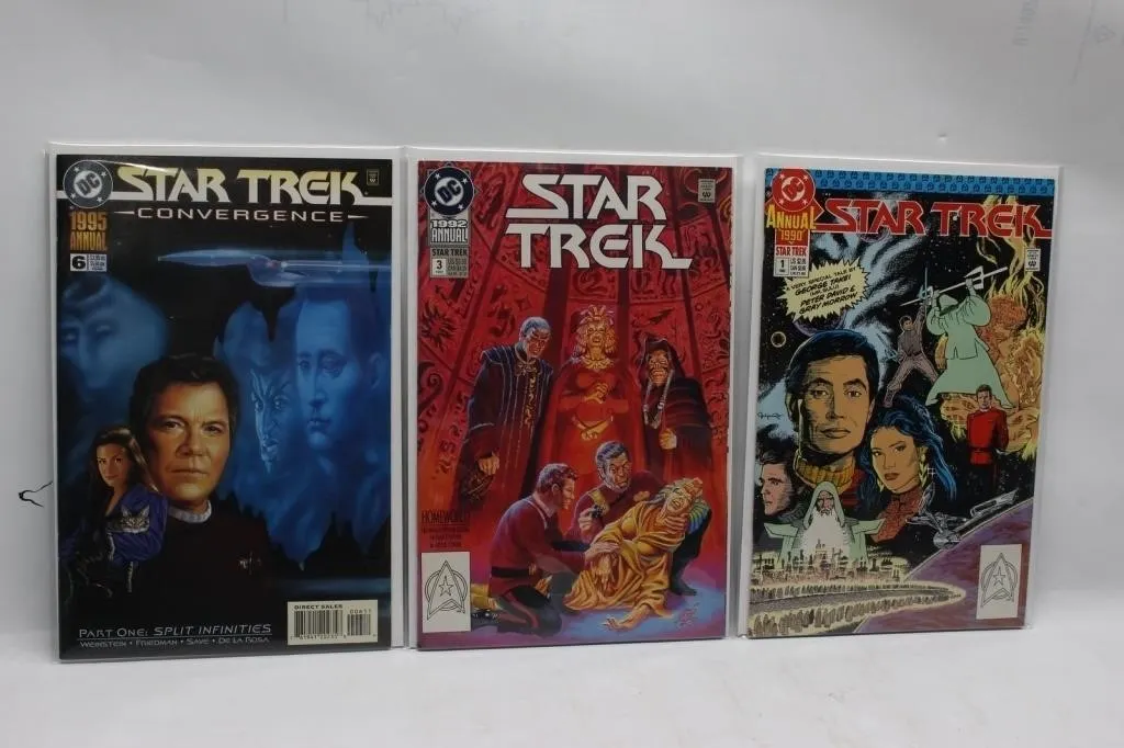 Star Trek DC Comics Annual Lot