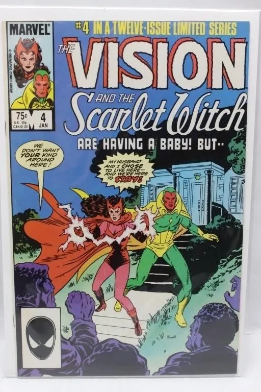 The Vision and the Scarlet Witch 4 Marvel Comic