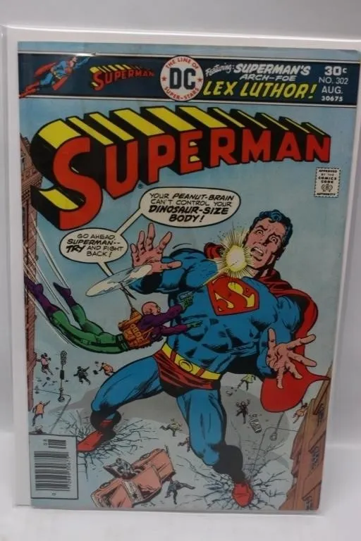 Superman No. 302 Comic Book (DC, Aug.)