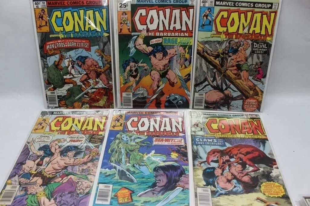 Conan the Barbarian Marvel Comics Group Lot