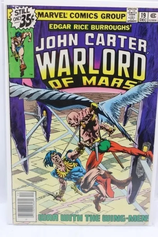 John Carter Warlord of Mars 19 Marvel Comic