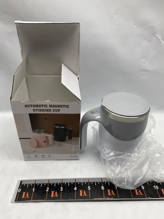 Automatic Magnetic Stirring Mug, Gray