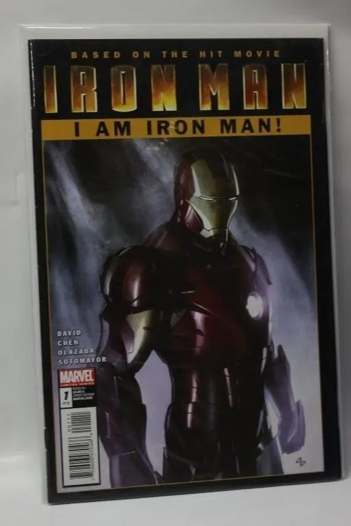 Iron Man 1 of 2 Marvel Comic Based on Hit Movie