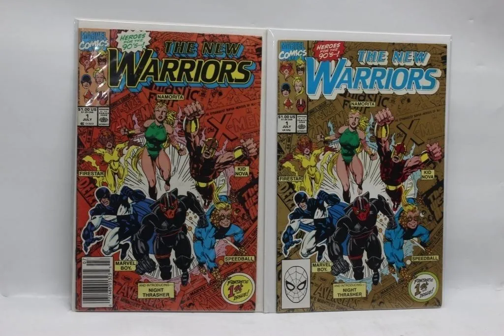 Marvel New Warriors 1 Comic Books