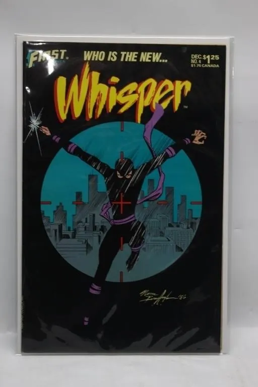 Whisper 4 First Comics Dec Issue