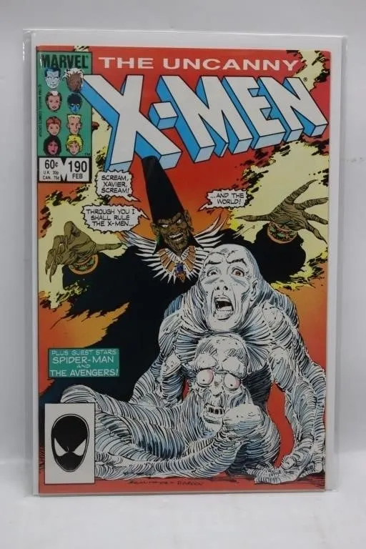 Uncanny X-Men No.190 Comic Book